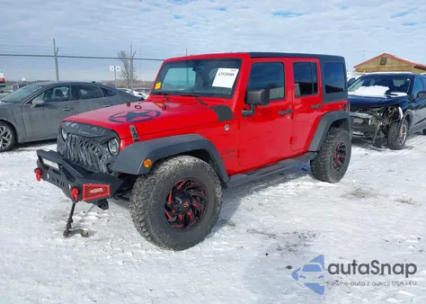 2018 Jeep Wrangler Jk Unlimited Sport S 4X4 из США, поврежденный, VIN 1C4BJWDG9JL909919